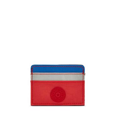 Kipling Cardy Card Holder Väska Blå Röda | SE 1162YX